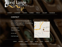 Tablet Screenshot of davidlangestudios.com